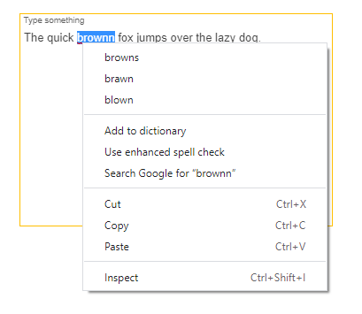 TextBox with spell checking enabled